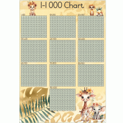 Alternative view of 1-1 000 counting block -Tropical Safari