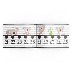Alternative view of Number line 1-50 - Koala