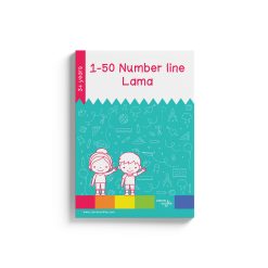 Number line 1-50 - Lama