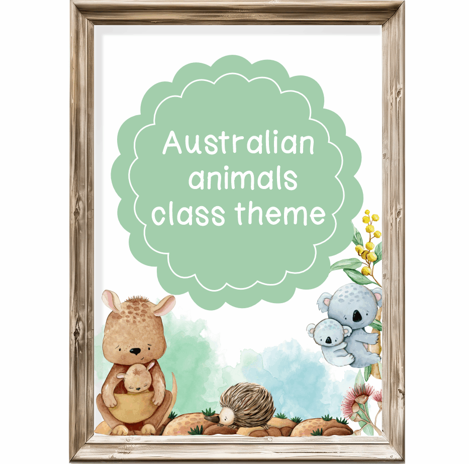Class theme - Australian animals