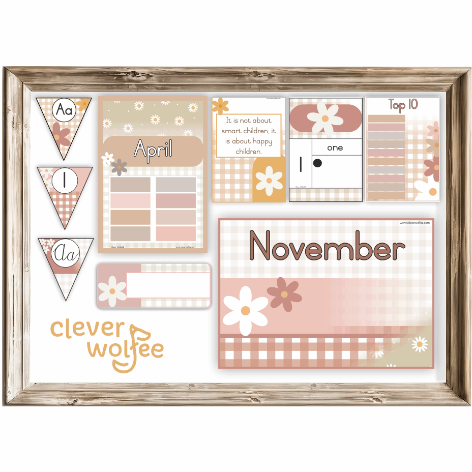 Class theme - Daisy & gingham - Image 2