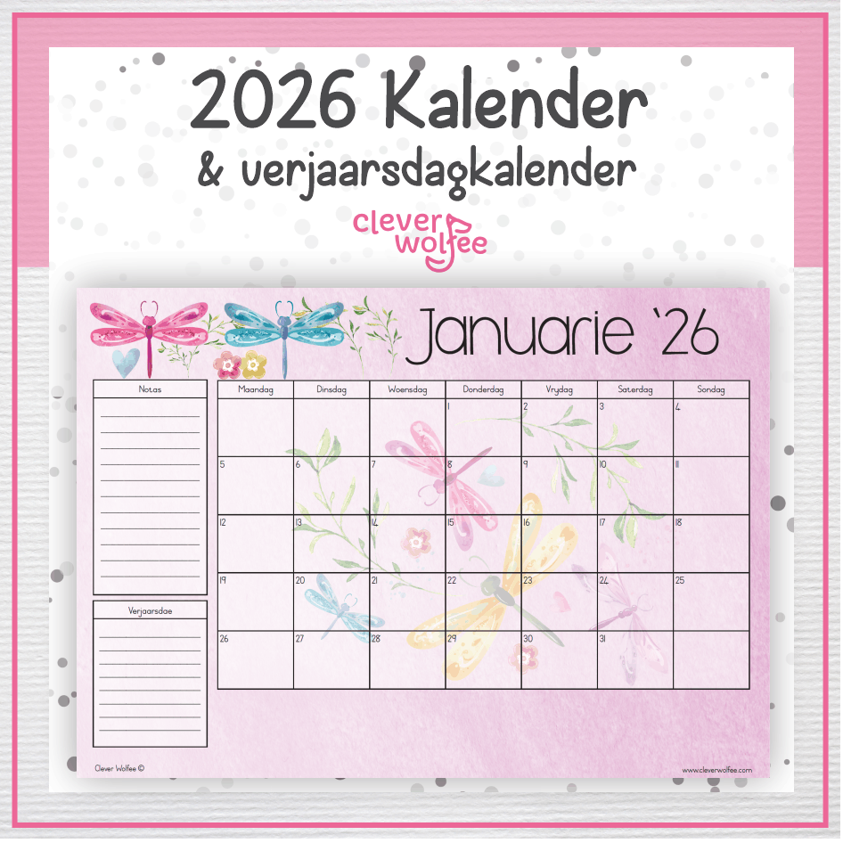 Naaldekoker kalender 2026