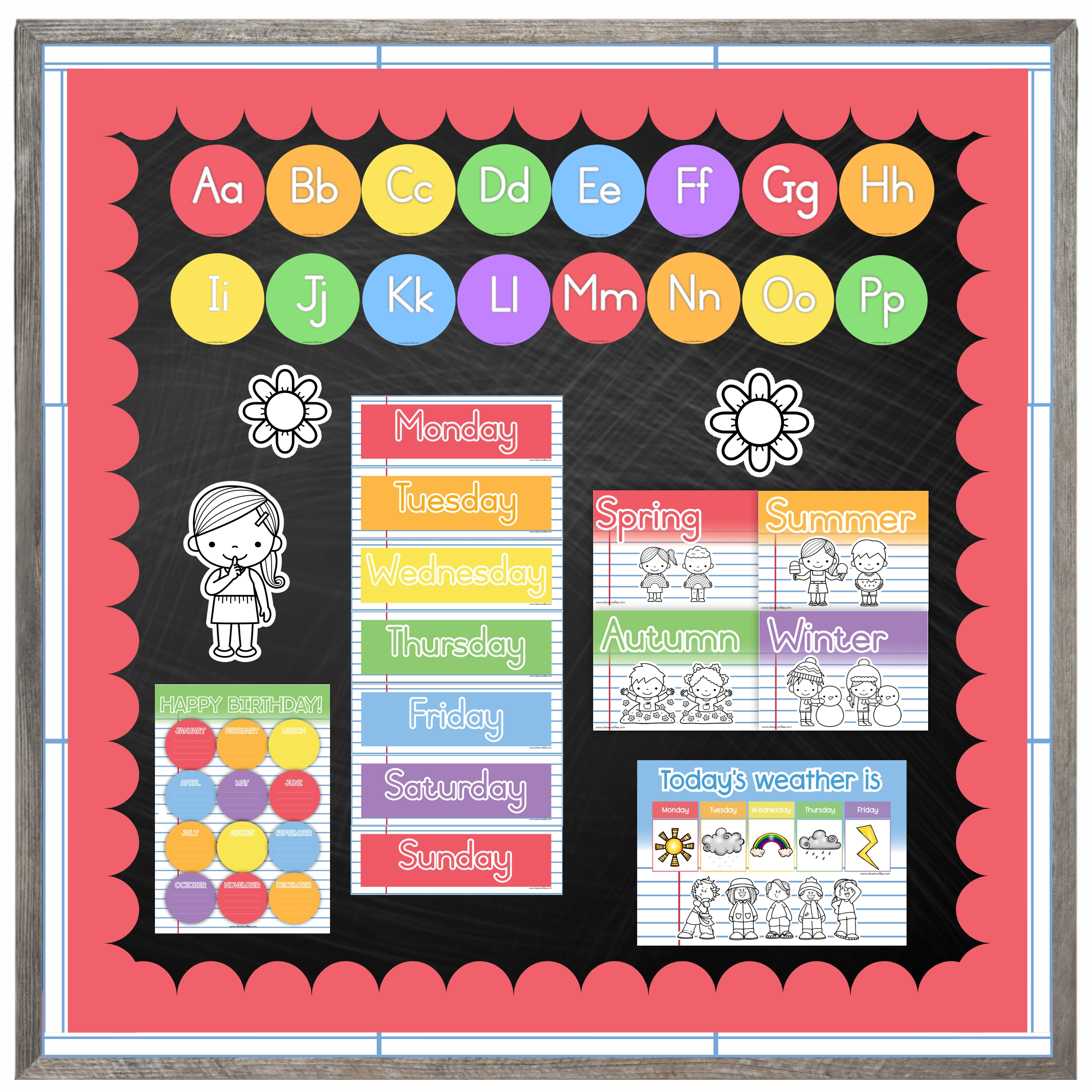 Compact class theme 2 - Notes and pastel colors - Image 3