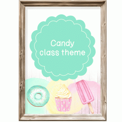 Class theme - candy