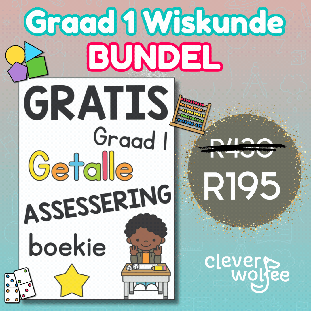Graad 1 Wiskunde Bundel + GRATIS assessering (AD special)