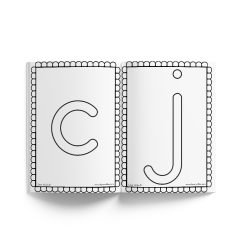 Alternative view of Alphabet and numbers