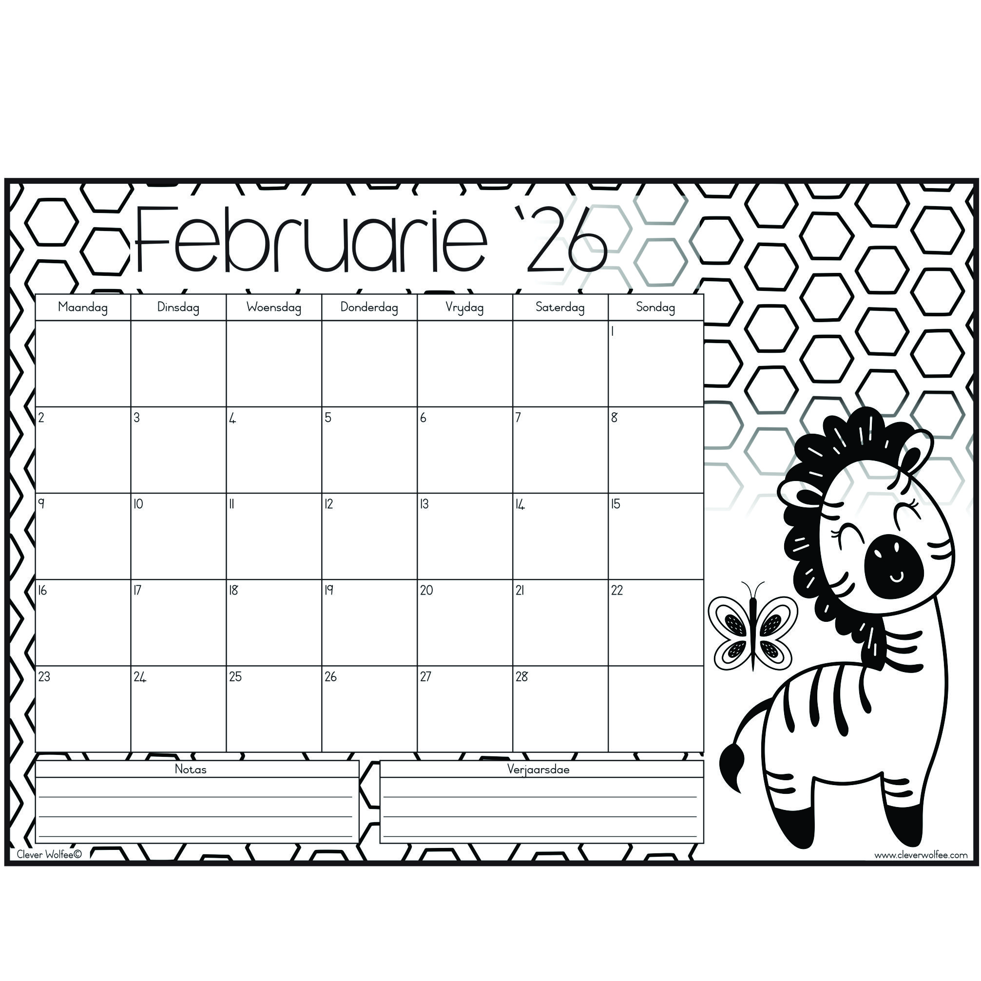 Inkleurkalender 2026 - Image 3