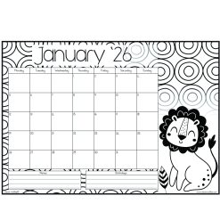 Alternative view of Color in calendar 2026