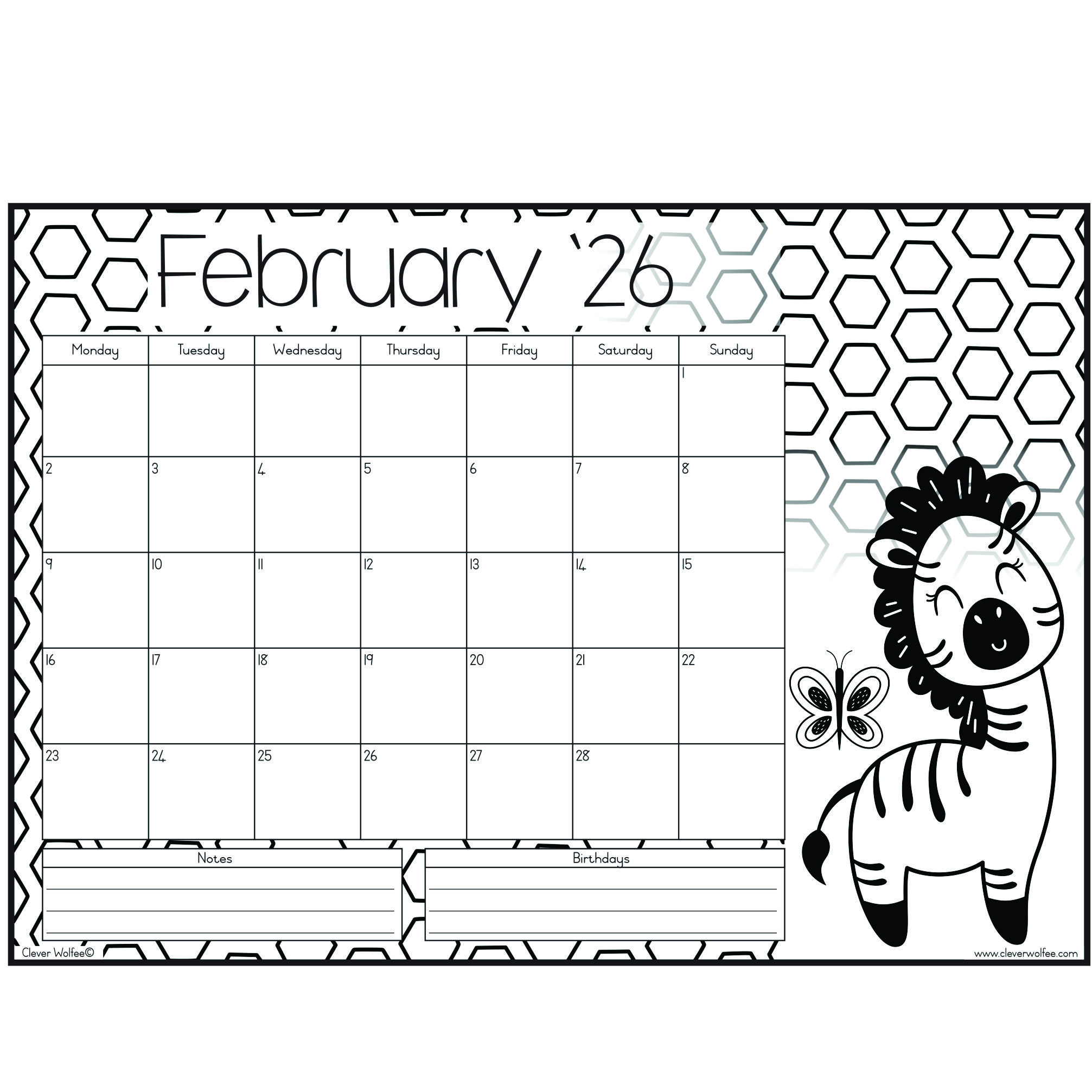 Color in calendar 2026 - Image 3
