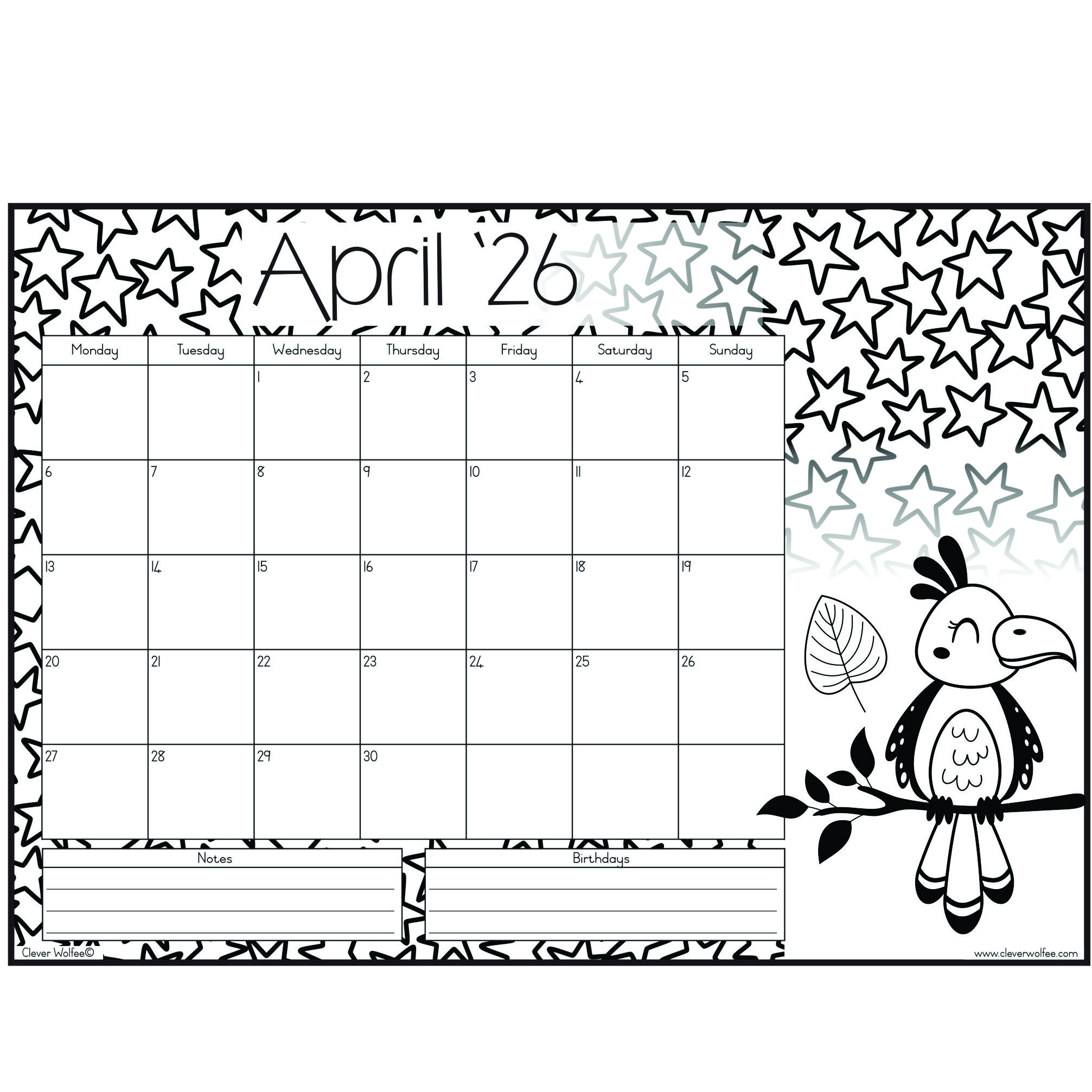 Color in calendar 2026 - Image 5