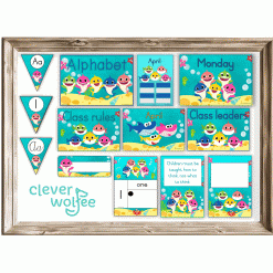 Alternative view of Class theme - Baby shark