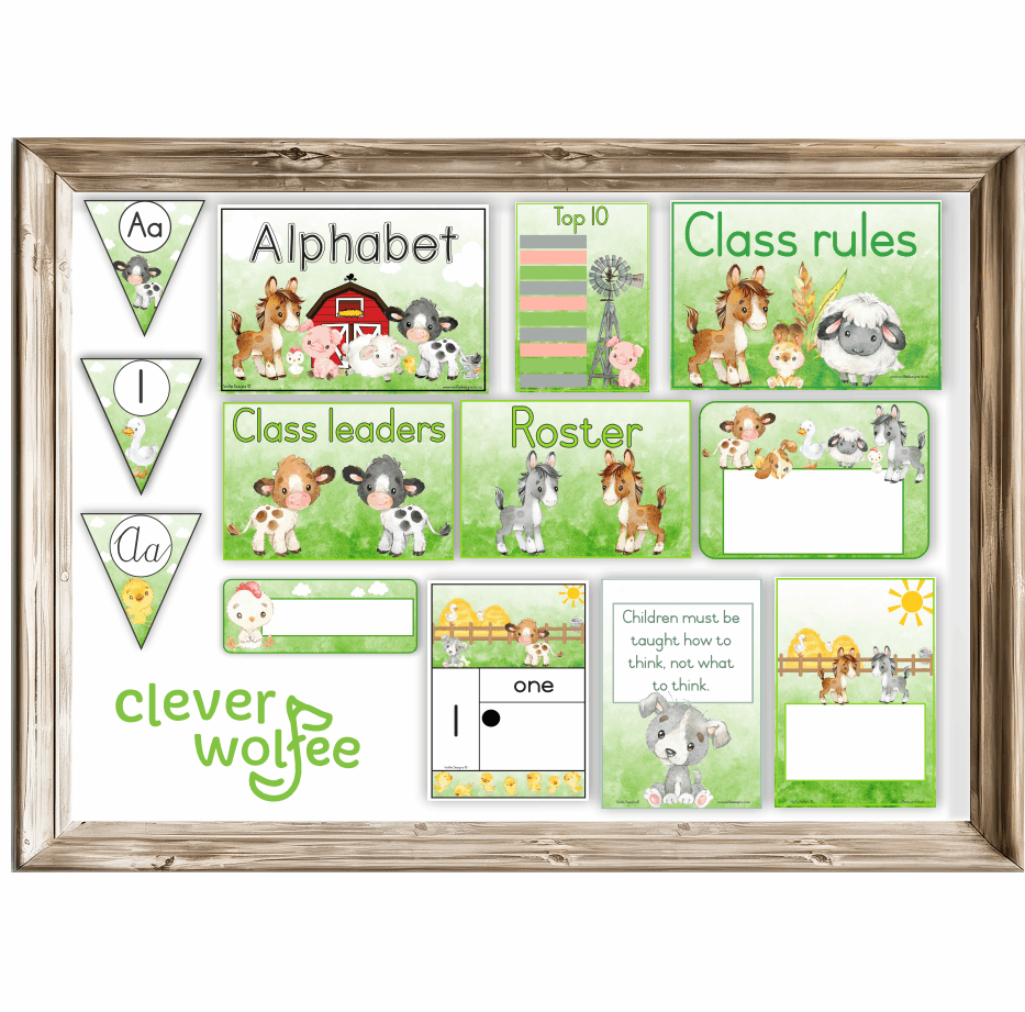 Class theme - baby farm animals - Image 2