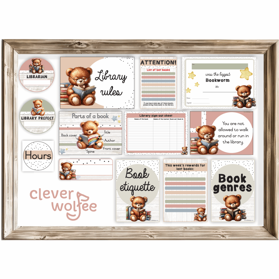 Reading / Library Bundle - Bears - Image 2