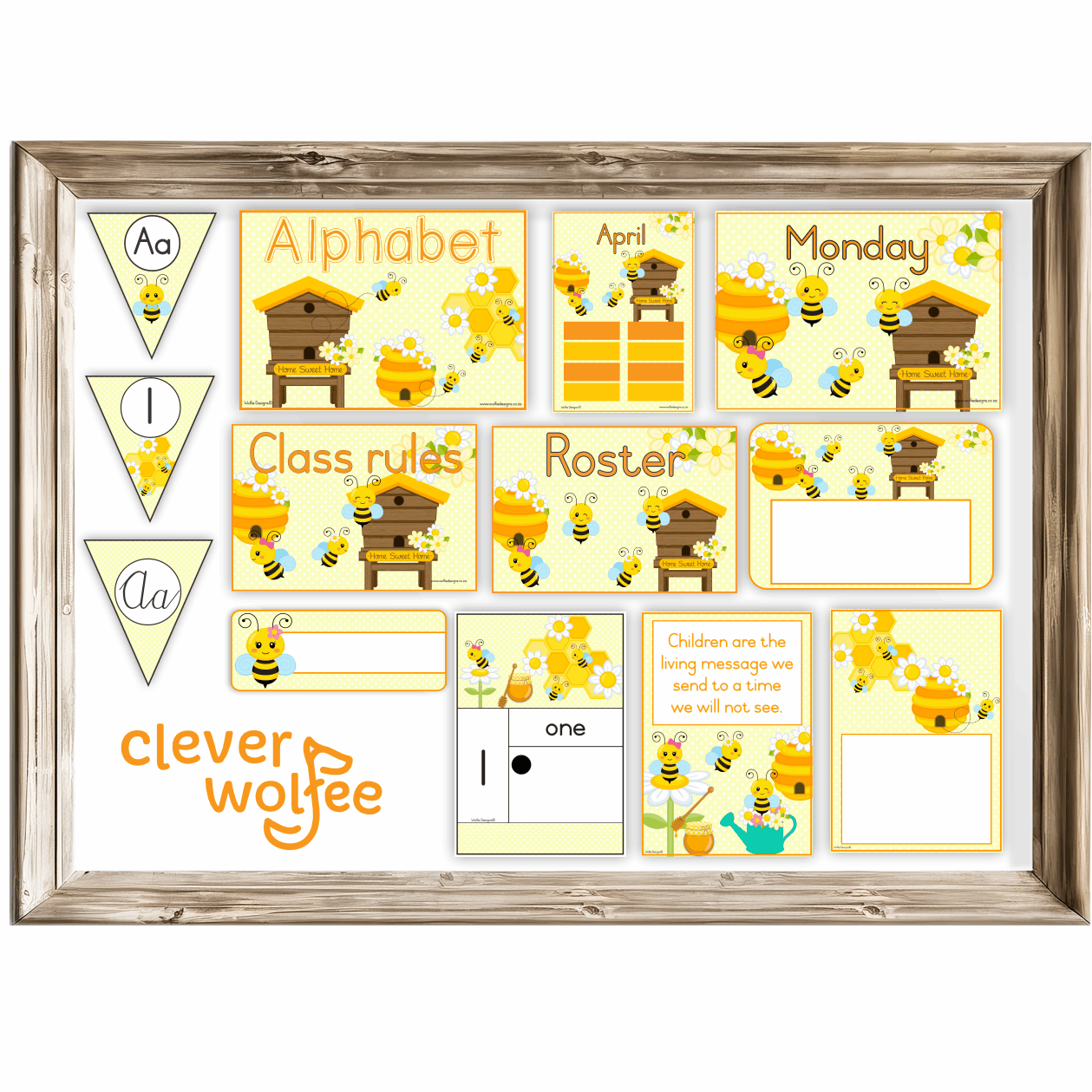 Class theme - bees 2 - Image 2