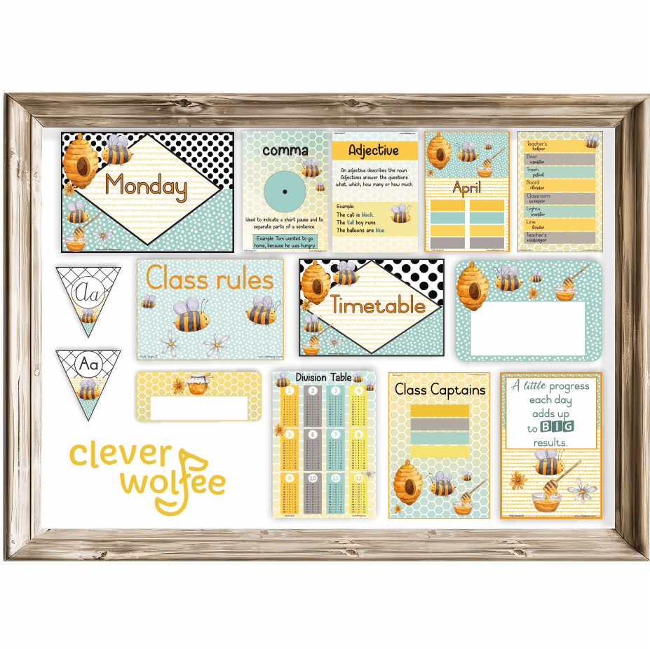 Intermediate Class Theme - Bees - Image 2