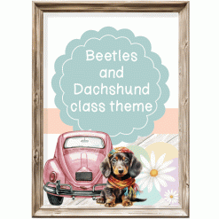 Class theme - Beetles and Dachshund