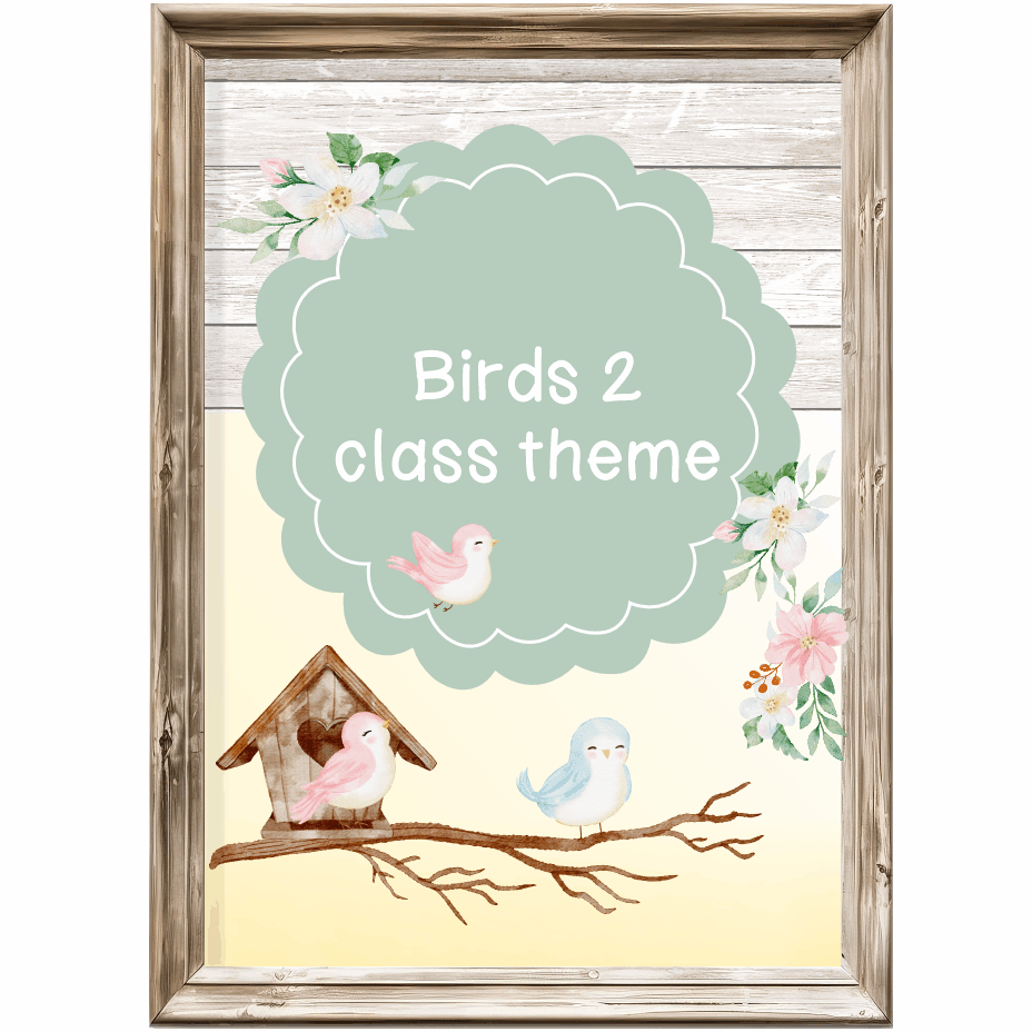 Class theme - birds 2