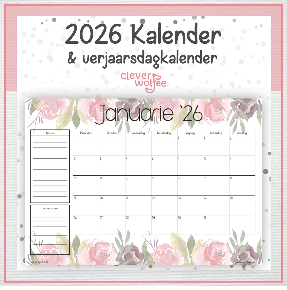 Blomme kalender 2026