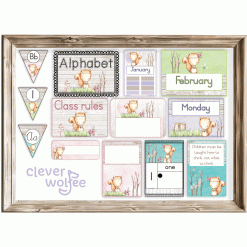 Alternative view of Class theme - boho squirrels