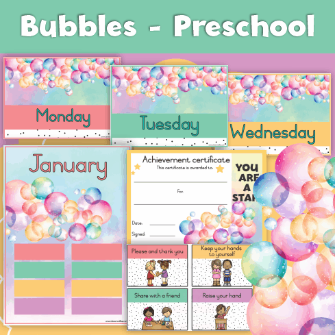 Bubbles class theme - Preschool - Image 2