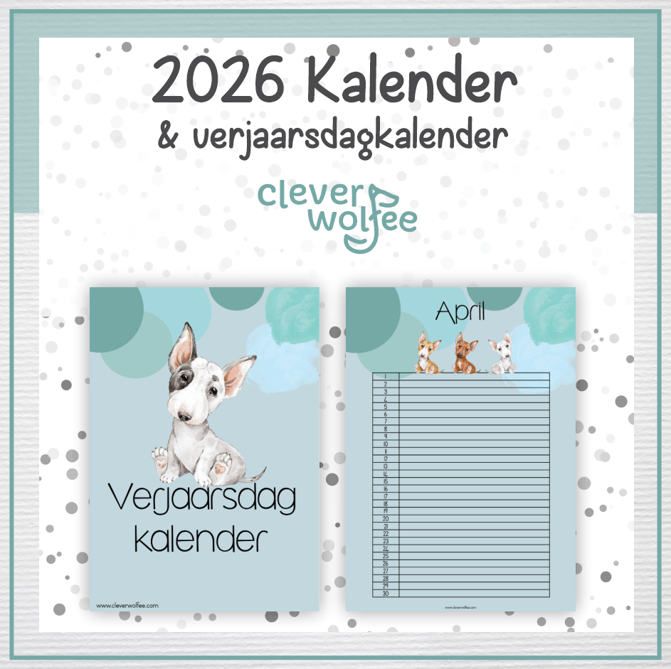 Bull Terrier kalender 2026 - Image 2