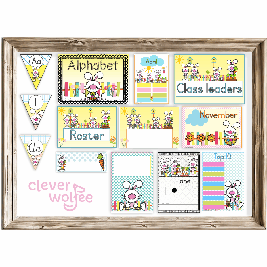 Class theme - bunnies - Image 2