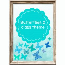 Class theme - butterflies 2
