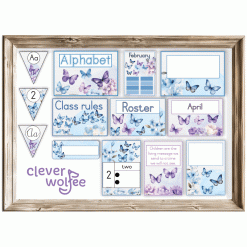 Alternative view of Class theme - butterflies 4