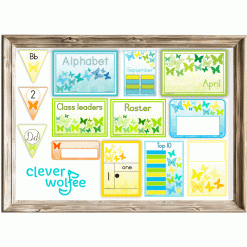 Alternative view of Class theme - butterflies 2