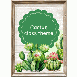 Class theme - cactus
