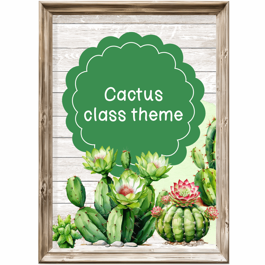 Class theme - cactus