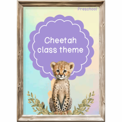 Cheetah class theme - Preschool