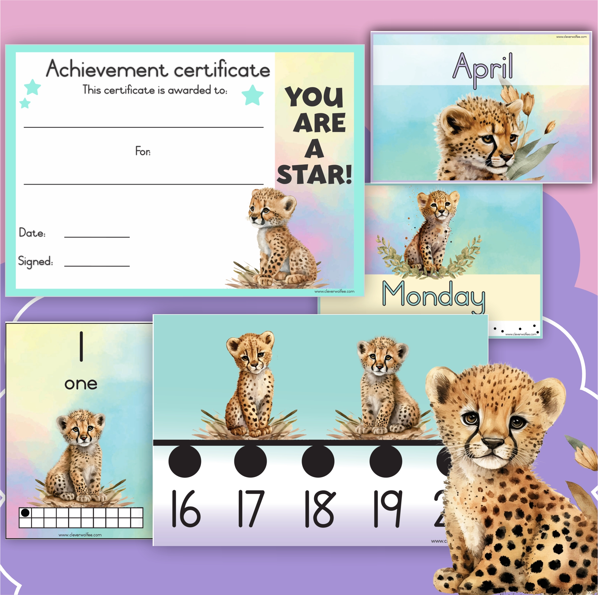 Cheetah class theme - Preschool - Image 2