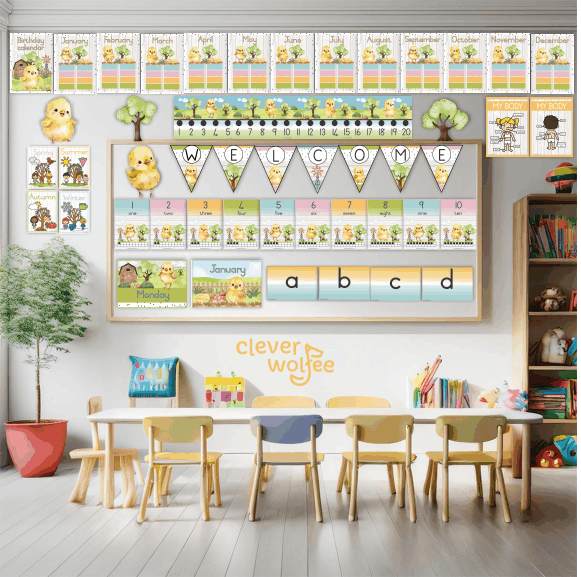 Farm: Chicks Class theme - Preschool - Image 2