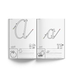 Alternative view of Cursive writing booklet 2