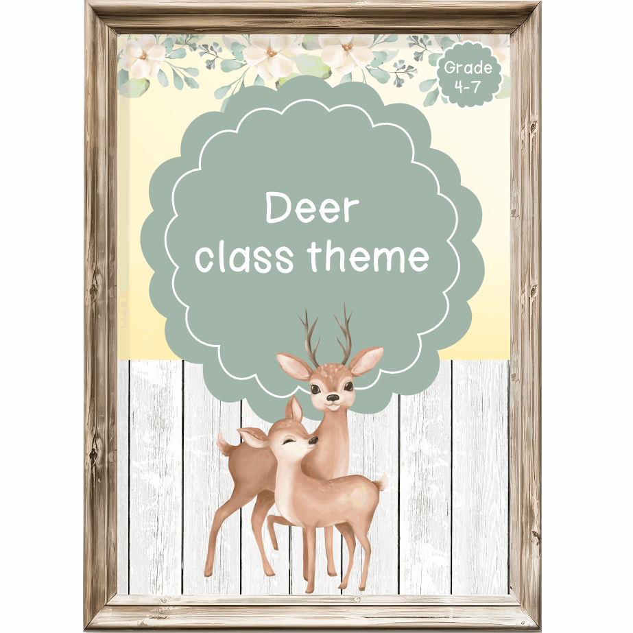 Intermediate Class Theme - Deer