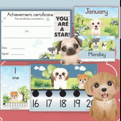 Alternative view of In the garden: Dogs Class theme – Preschool