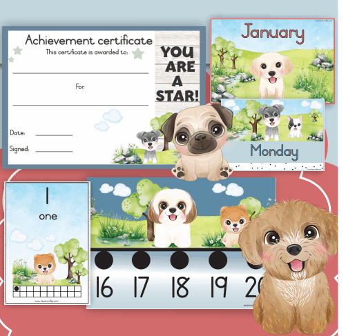 In the garden: Dogs Class theme – Preschool - Image 2
