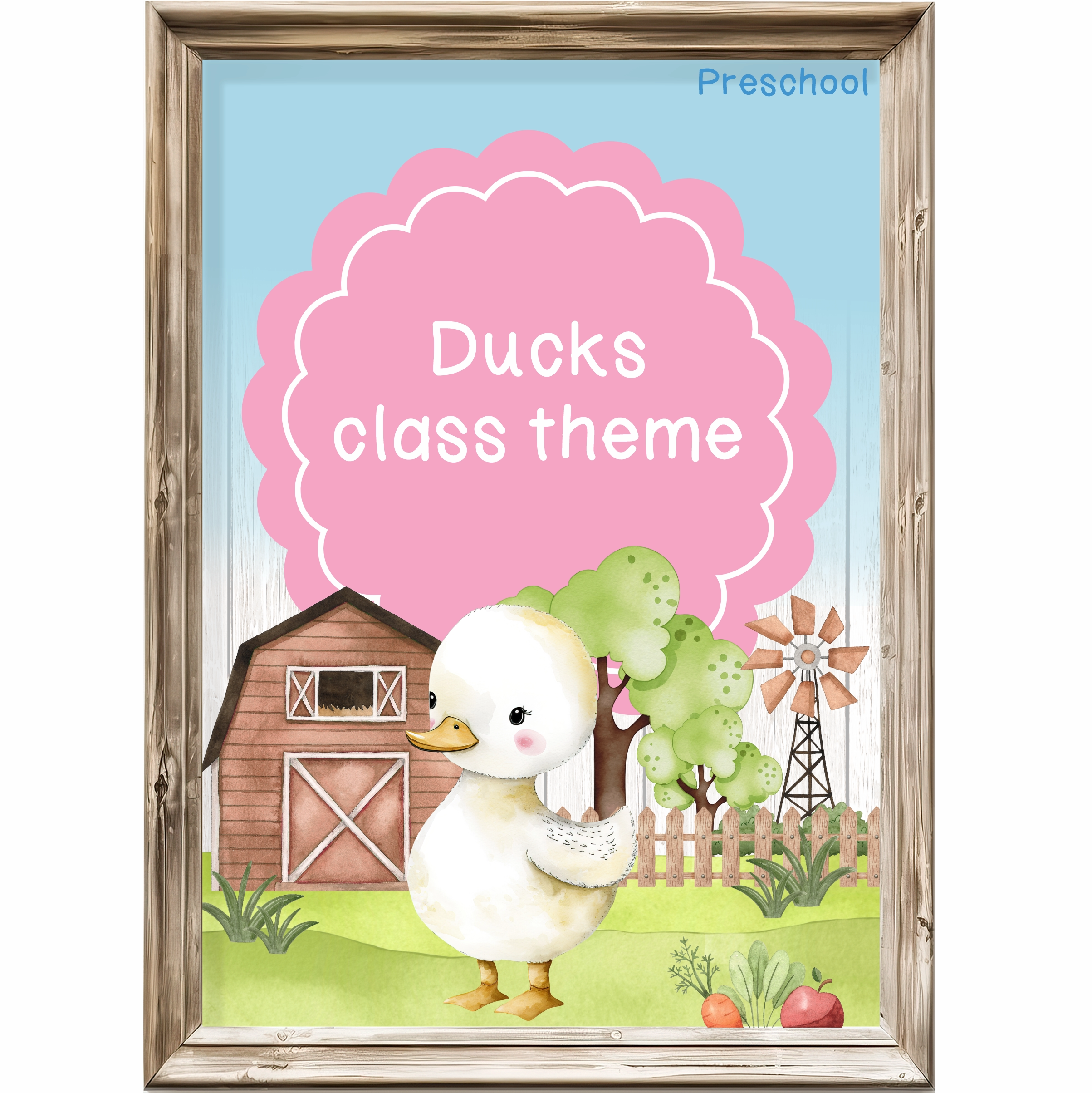 Farm: Ducks Class theme - Preschool