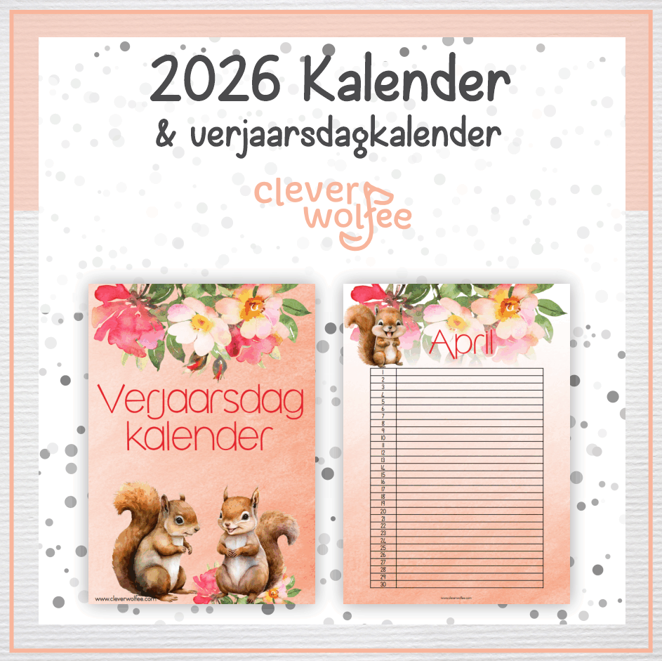 Eekhoring 2 kalender 2026 - Image 2