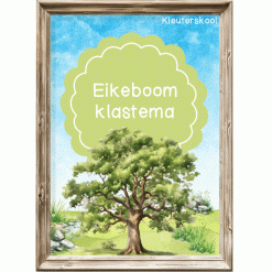 In die tuin: Eikeboom Klastema - Kleuterskool
