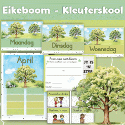Alternative view of In die tuin: Eikeboom Klastema - Kleuterskool