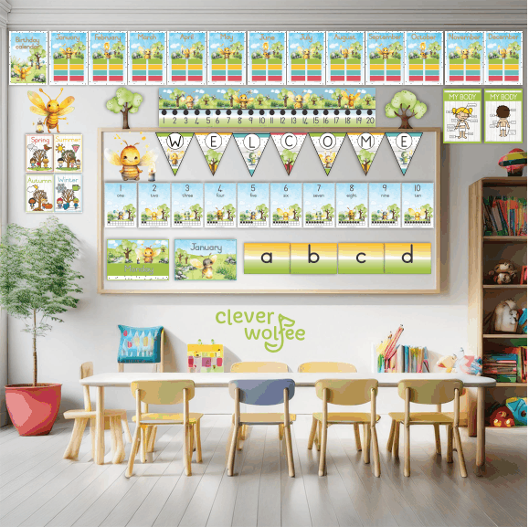 In the garden: Fireflies Class theme - Preschool - Image 2