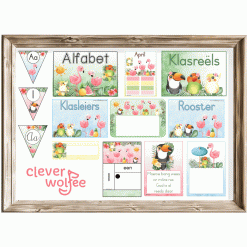 Alternative view of Klastema - Pastel flaminke en tropiese voëls