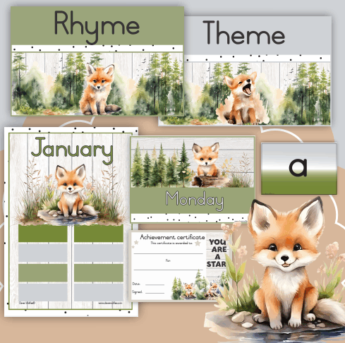 Fox 2 Class theme – Preschool - Image 2