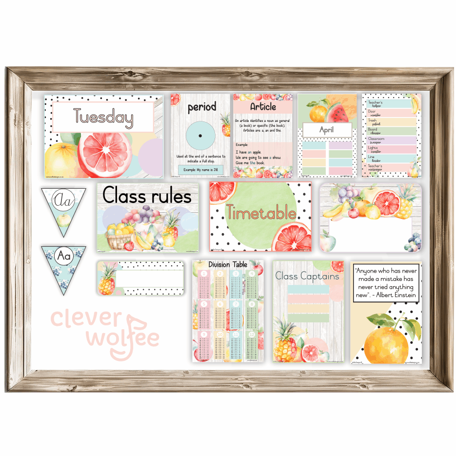 Intermediate Class Theme - Fruit - Image 2