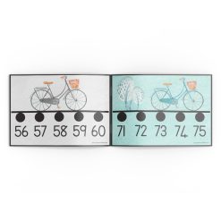 Alternative view of Number line 1-100 - Bicycle