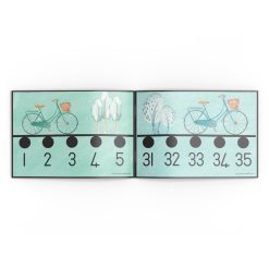 Alternative view of Number line 1-50 - Bicycle