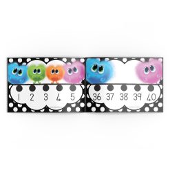 Alternative view of Number line 1-50 - Fluffies