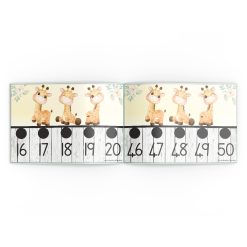 Alternative view of Number line 1-50 - Giraffes 2